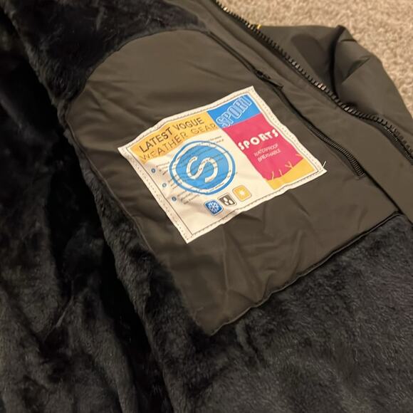 NWT NEW Moerdeng Men's Windbreaker Jacket Black Large‎ Long Sleeve Waterproof - Picture 10 of 15